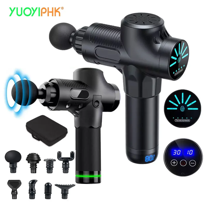 Массажный пистолет для глубоких тканей ударный Массажер мышц облегчения боли 30