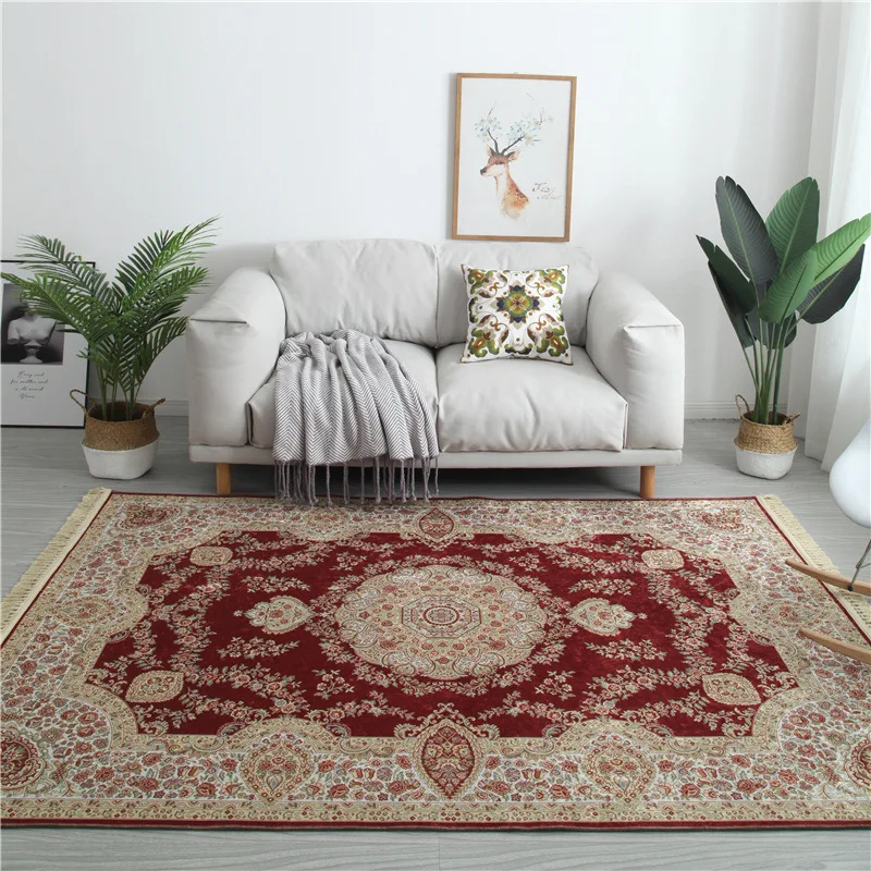 

Soft Decorate House Persian Carpets For Living Room Bedroom Rugs Home Carpet Floor Door Mat Delicate Area Rugs Mats Large Carpet