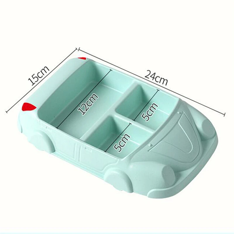 

Baby Dishes For Feeding Infant Bamboo Fiber Training Dishes Baby Feeding Sets Children Tableware Car Shape Bowl Plates For Kid