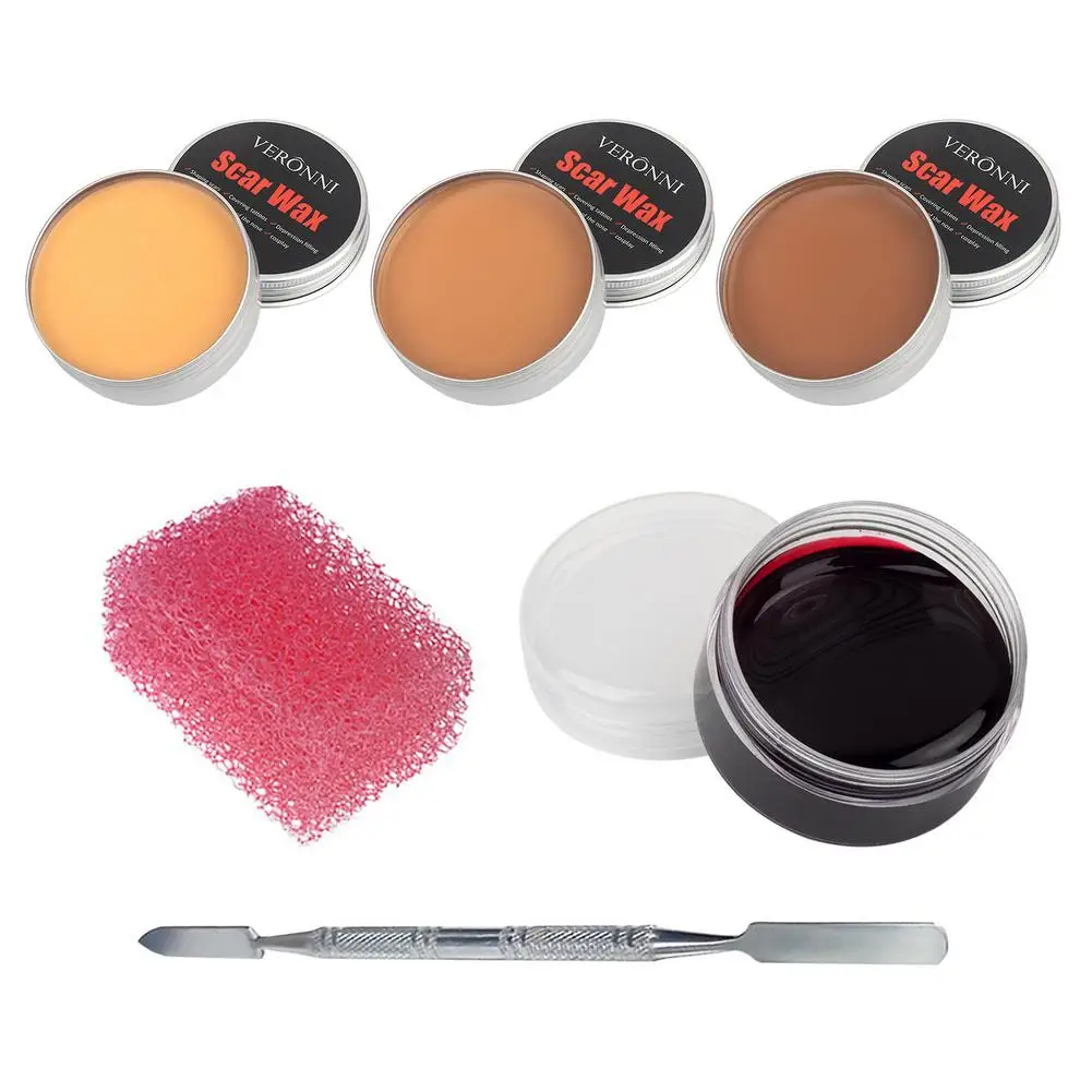 Набор воска для макияжа воск со специальным эффектом тела Хэллоуина окраски лица
