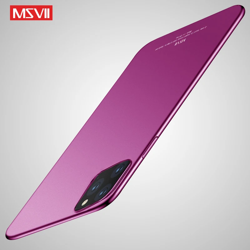 Для iPhone 11 Pro Max чехол MSVII матовый чехол для Apple iPhone X XR XS Max XS iPhone Жесткий Чехол для iPhone11 Pro Max 11 чехол s