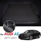 Кожаный коврик для багажника автомобиля для Audi A5 2017-2021, подкладка для груза, напольный коврик для багажника, ковер, автомобильные аксессуары