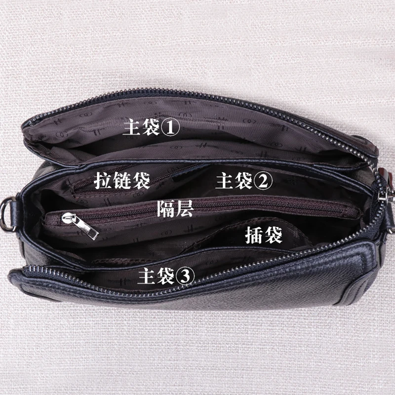 

Genuine Leather Crossbody Bags for women Luxury Shoulder Bag Messenger Handbag Fashion Ladies Shopping Totes Female Party Purse