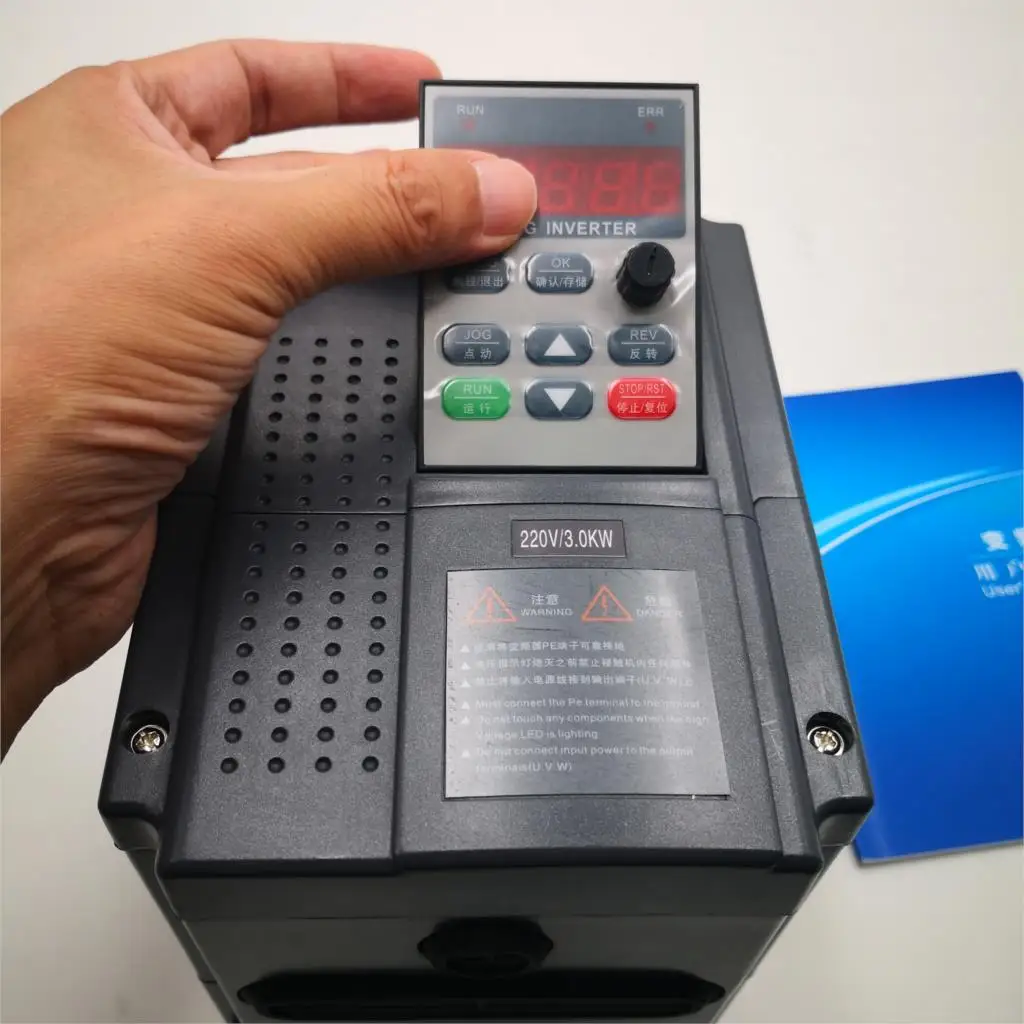 Преобразователь частоты ZW-K325 VFD 1.5KW/2.2KW/4KW однофазный 220v вход и трехфазный мощность двигателя регулятор скорости