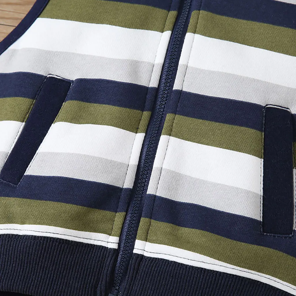 3 шт. жилет на молнии с длинным рукавом и принтом |