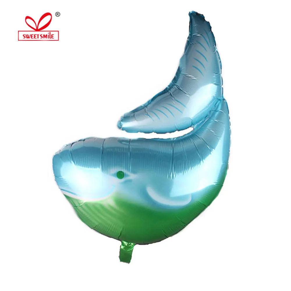 Шары из фольги в виде Кита шарики для морских животных украшения дня рождения