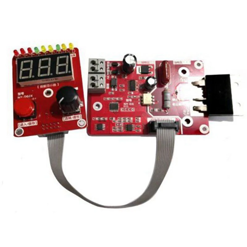 

Double Pulse Encoder Spot Welding Current Time Control Panel Counting with Voltage Compensation Digital Display 100A