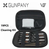 gunpany 19pcs gunsmithing cleaning kit clean mops brushes made of brass for 30 270280 223 44 45 40 357 389mm for handgun