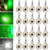 20pcs fishing lure light deep drop underwater water triggered designed light bait flasher bass halibut walleye lures attractant