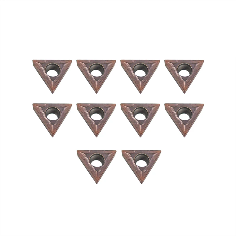 

10pcs/Set 11X11mm TCMT110204 VP15TF / TCMT21.51 Durable Carbide Inserts CNC Blade Lathe Turning Tool For Boring Machinery Tool