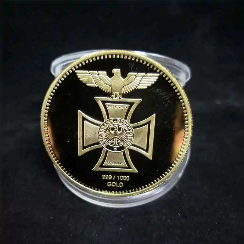 4 шт. разные немецкие золотые монеты времен Второй мировой войны немецкий главный