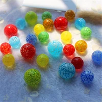 16 mm pinkycolor glass ball cream cattle small marbles pat toys parent child beads console game pinball machine bouncing ball