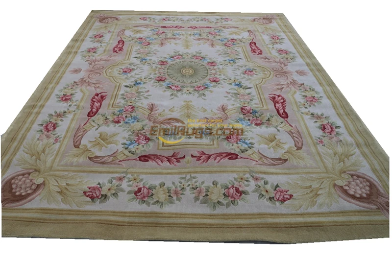 Kopen Antieke Spaanse Savonnerie Rug Grote Vintage Stijl Wol Tapijt Tapijt Antieke Runner Tapijten