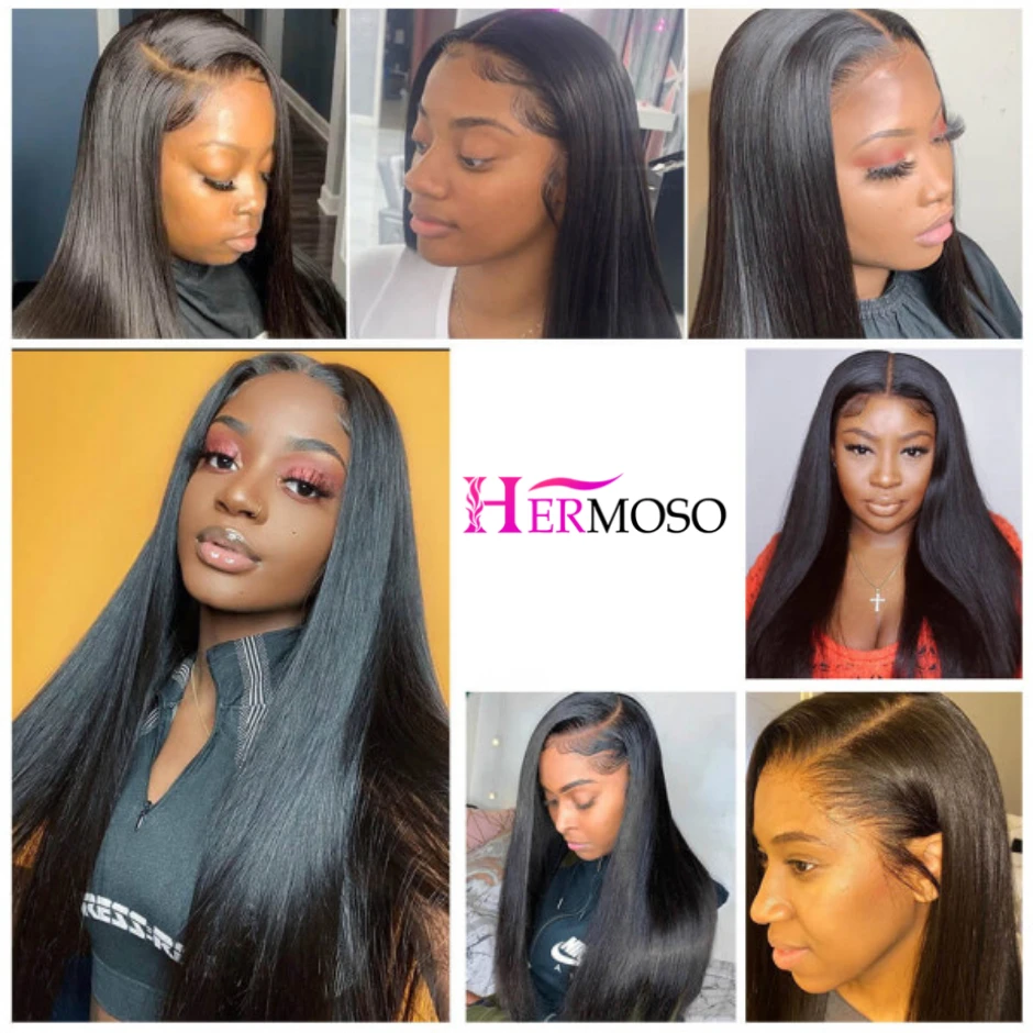 Peruvian Straight Hair Closure Free Part Hand Tied Lace Remy Human Extension 4x4 Shipping | Шиньоны и парики