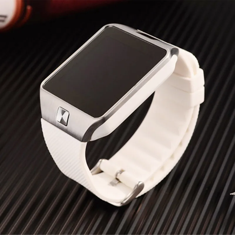 Bluetooth Смарт часы Smartwatch DZ09 Android смартфон вызов Relogio GSM Сим слот камера для Android samsung - Цвет: White