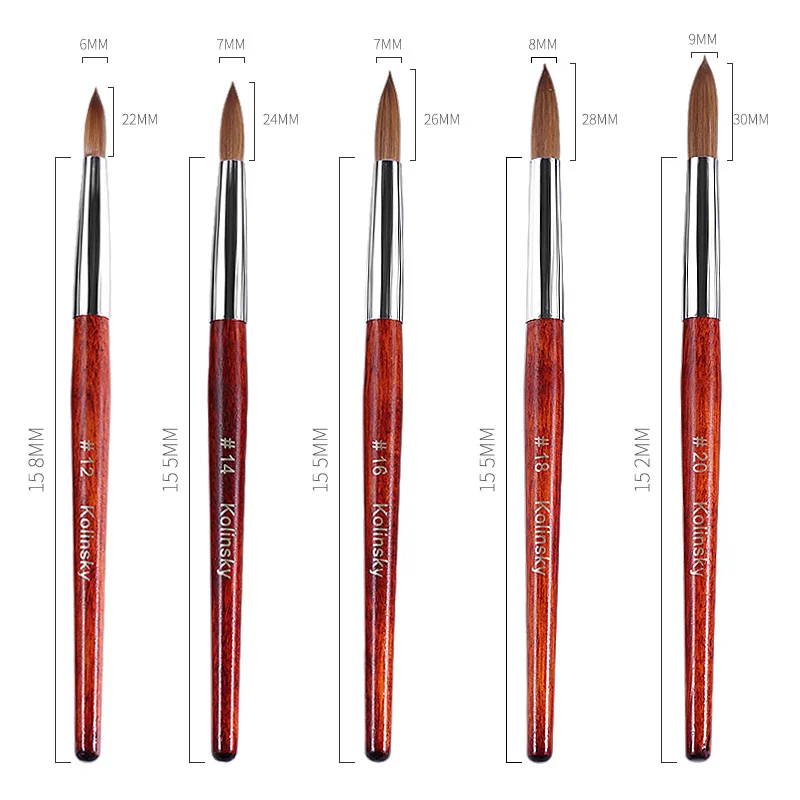 Маникюрный Инструмент из натурального меха норки 70% скульптурная кисть