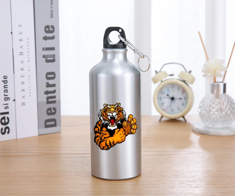 

600ml Aluminum Alloy Bicycle Water Bottle Portable Rope Climbing Cups Drink Bottle My Sports Water Bottle Juice Travel Bottle