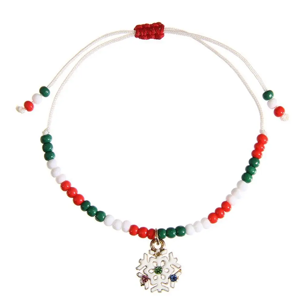 Xmas Bracelet 12 Taoup, металлический Рождественский браслет Санта-Клауса, подвески, висячие украшения, рождественские украшения, Рождественский Декор для дома, Navidad Noel Year - Цвет: Xmas Bracelet 12
