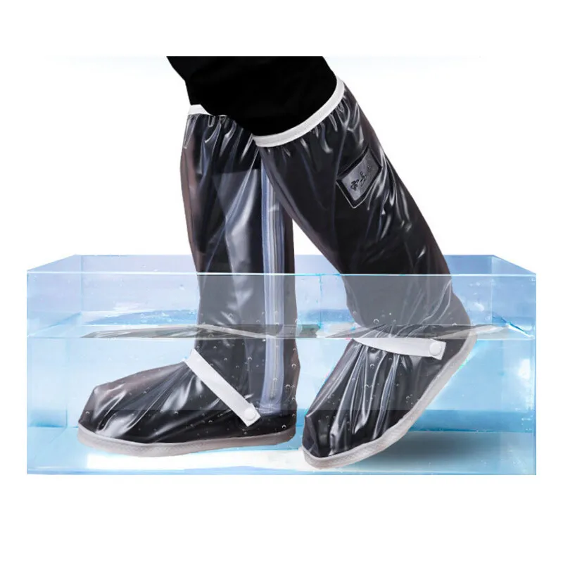 

Retail And Wholesale With Relectors Waterproof Reusable Motorcycle Cycling Bike Rain Boot Shoes Covers Easy To Ride For Rider