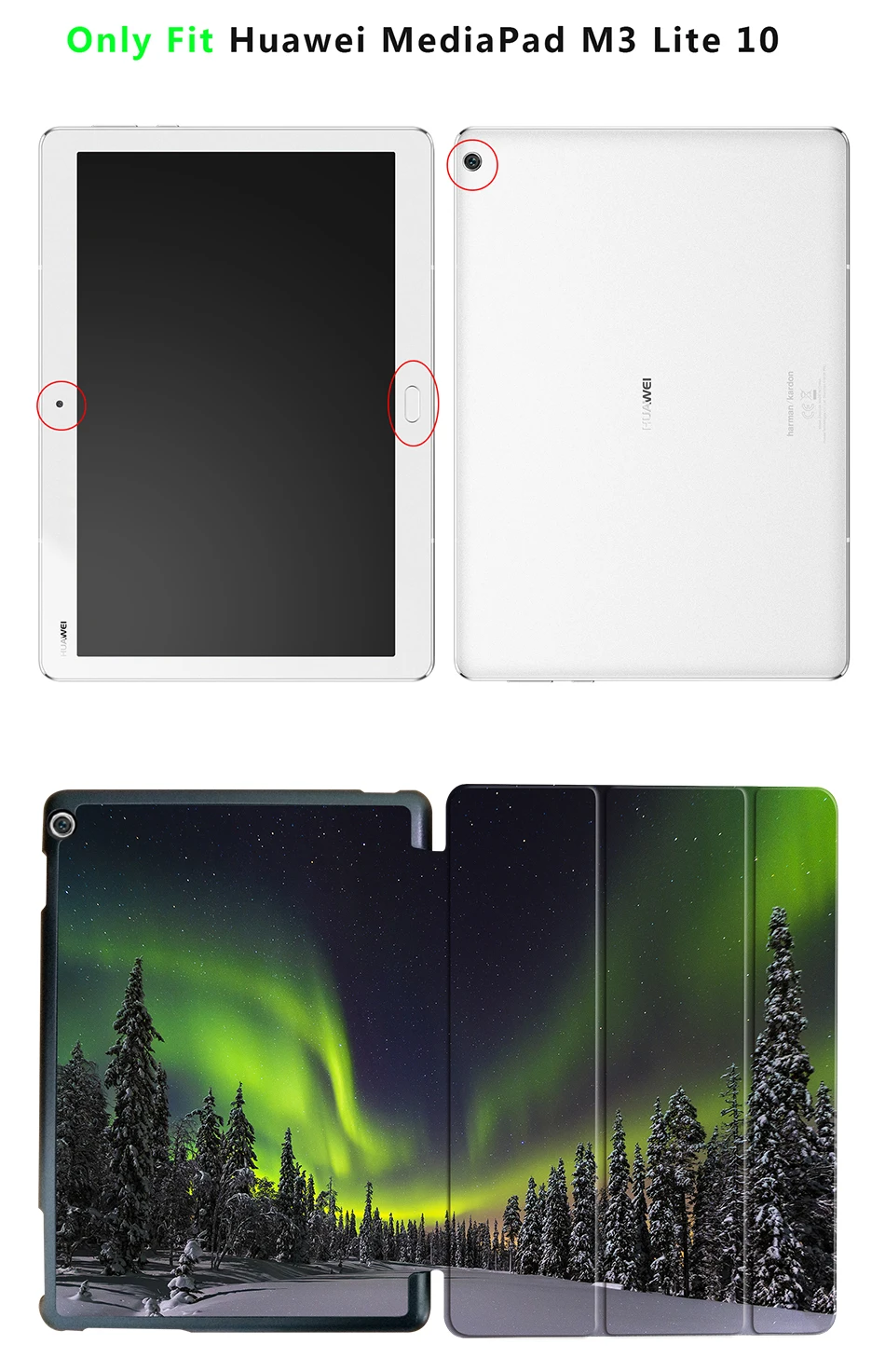 MTT чехол из полиуретановой кожи для планшета для huawei Mediapad M3 Lite 10 BAH-W09 BAH-AL00 10,1 ''Магнитный Флип-стенд Умный чехол защитный чехол