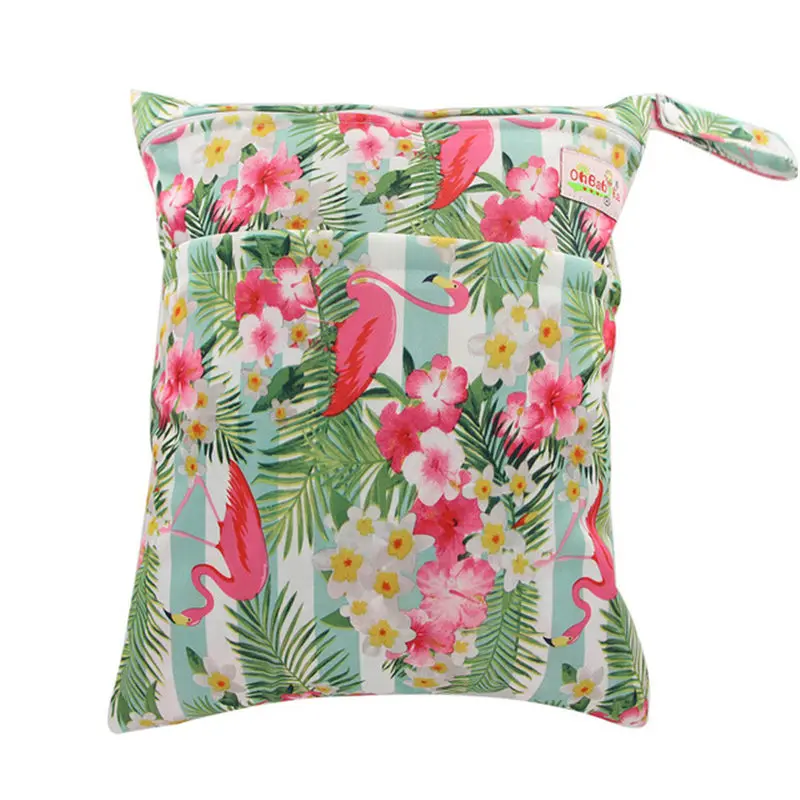 Для женщин пеленки гигиеническая салфетка сумки для хранения с принтом двойной