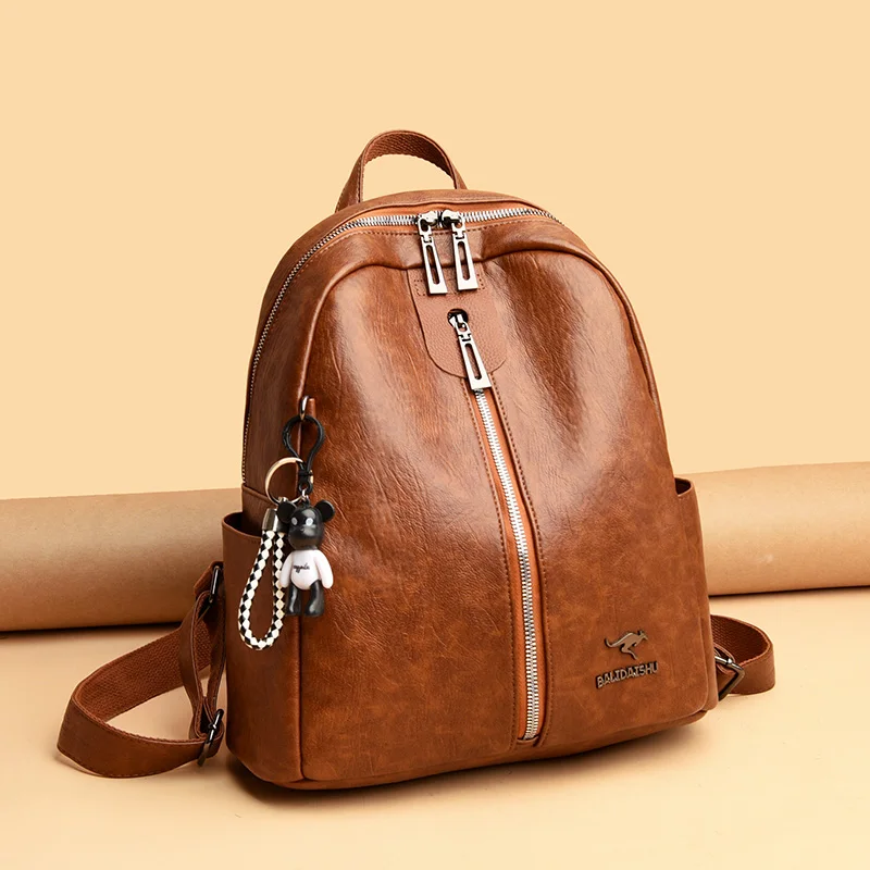 

Fashion Women Backpacks Designer Women Leather Bag Brand School Bags Female Travel Backpacks Mochilas Mujer Shoulder Bags