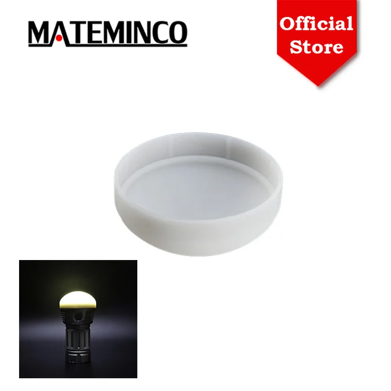 MATEMINCO Φ73mm Silicone Fluorescence Diffuser For MT18 MT18S Flashlight For Self Defense Camping Light Reading Light