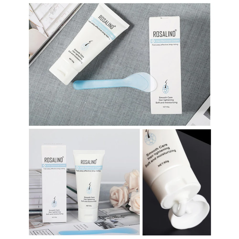 

ROSALIND Hair Removal Cream Underarm Hand Leg Body Painless Effective depiladora Facial Hair Remover Lightening Smooth Care