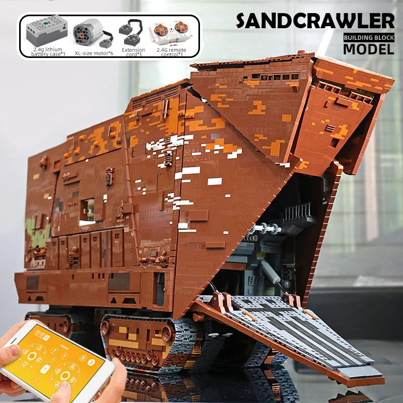 Молд король 21009 Звездные войны MOC 13289 Cavegod UCS пескоструйная сборка модель