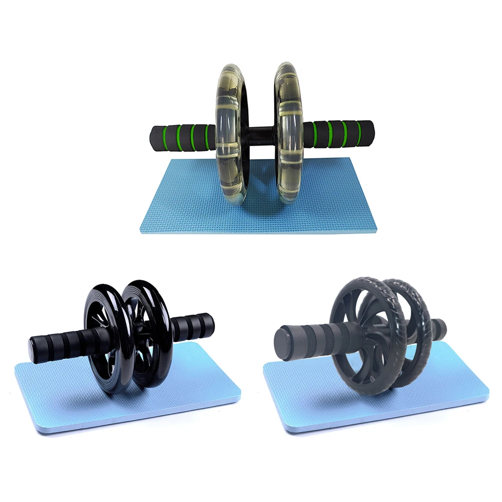 

Home Abdominal Wheel Non-slip Ab Roller With Mat Muscle Trainer for Arm Waist Leg Exercise Gym Fitness Equipment