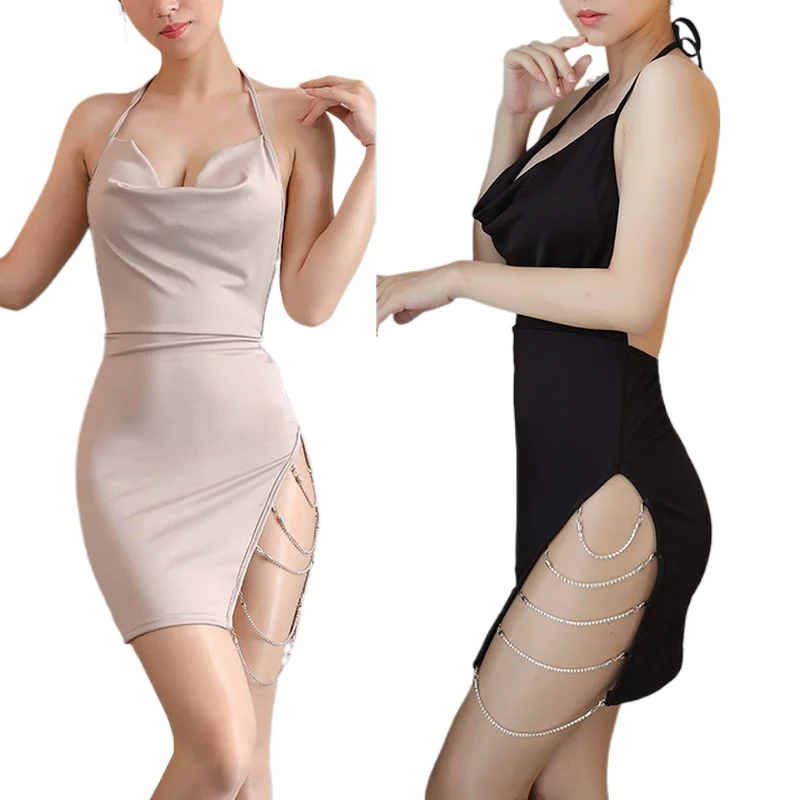 Облегающее платье для женщин черное серое летнее на шнуровке сексуальное без