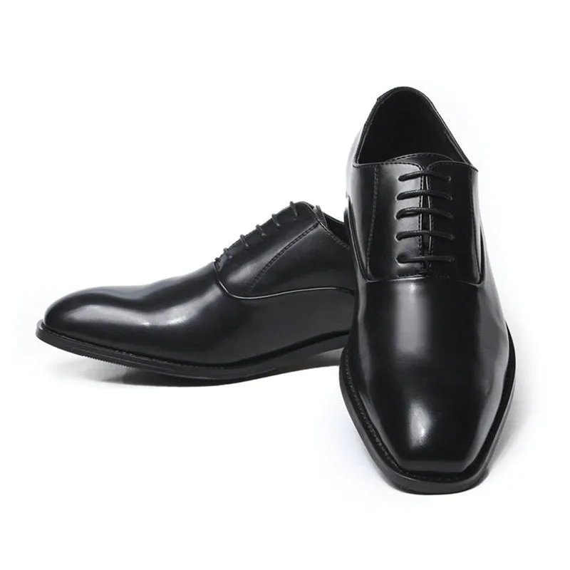 

Fashion Men high quality Business Dress Shoes 2019 New Classic Leather Men'S Suits Fashion Slip On Shoes Men Oxfords