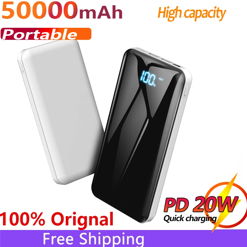 

50000mAh Portable Charging Power Bank External Battery Charger For Xiaomi IPhone Samsung