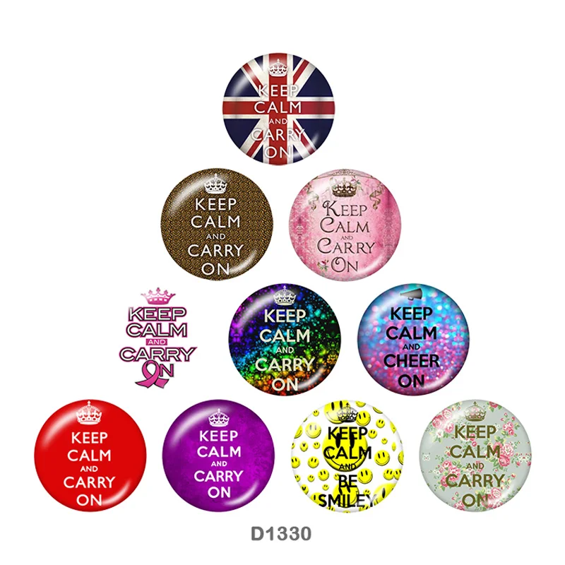 Круглые стеклянные бусины для создания наклейки на холодильник брелок медальон