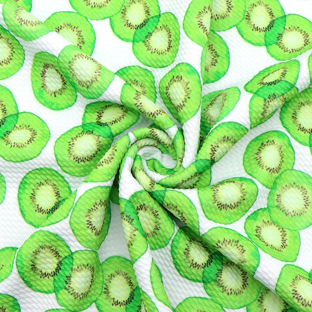 1/2 двор с принтом клубники С в виде арбуза пуля ткань Ливерпуль 4 Way Stretch из