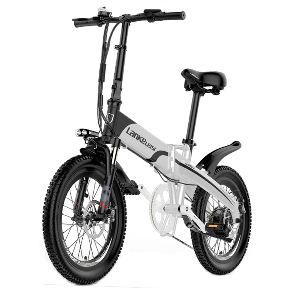G660 20 Inch Folding Electric Bicycle, 500W Powerful Motor,48V 7.8Ah/14.5Ah Hidden Battery, Aluminum Alloy Frame Mountain