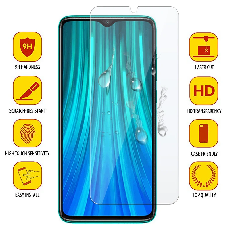 Защитное стекло для экрана Redmi Note 8 7 Pro 8A 9H HD закаленное Xiaomi Mi 9 Lite CC9 CC9e A3 | Мобильные