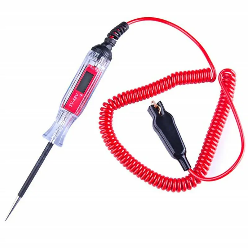 

Automotive Digital Circuit Tester LCD Voltage Meter Voltmeter DC 5-48V