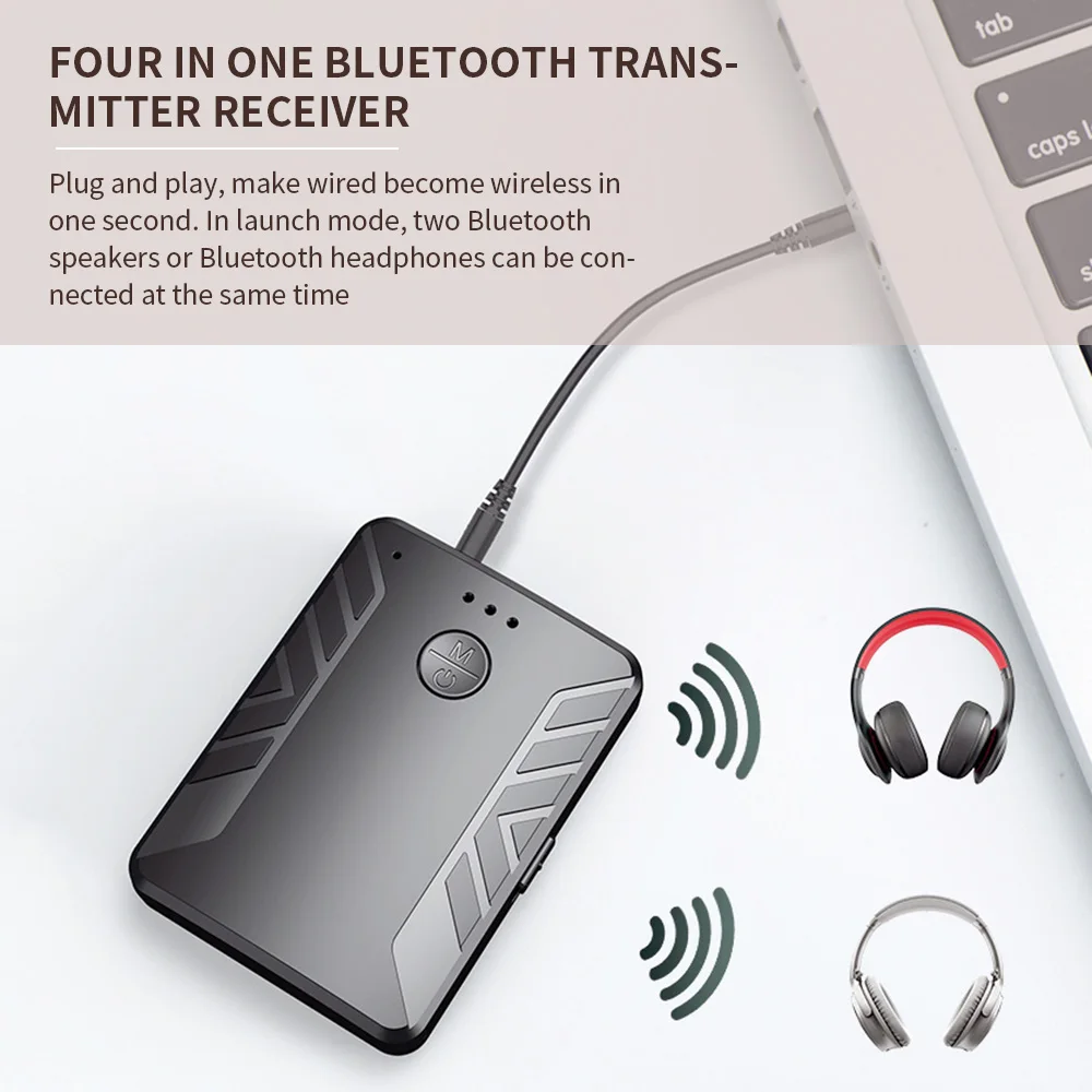 Bluetooth 5 0 передатчик приемник беспроводной аудио адаптер для ПК ТВ наушников