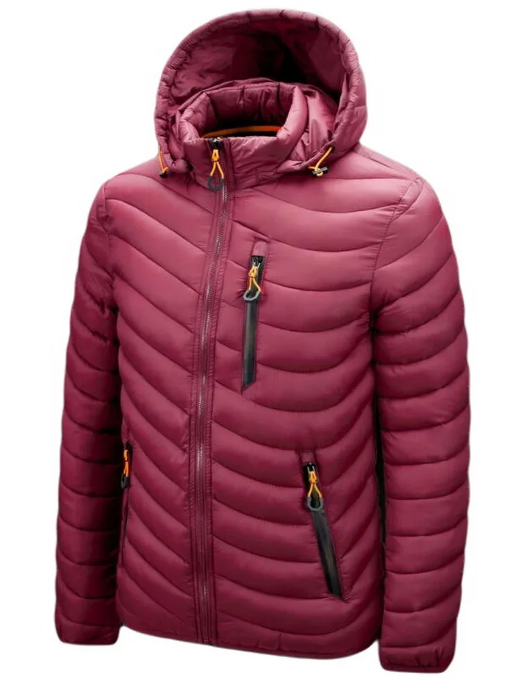 Anti-Cold -20 Degree Celsius Winter Parkas Jacket Men's Cotton-Padded Coat  Hooded Thicken Warm Jackets Overcoat Men