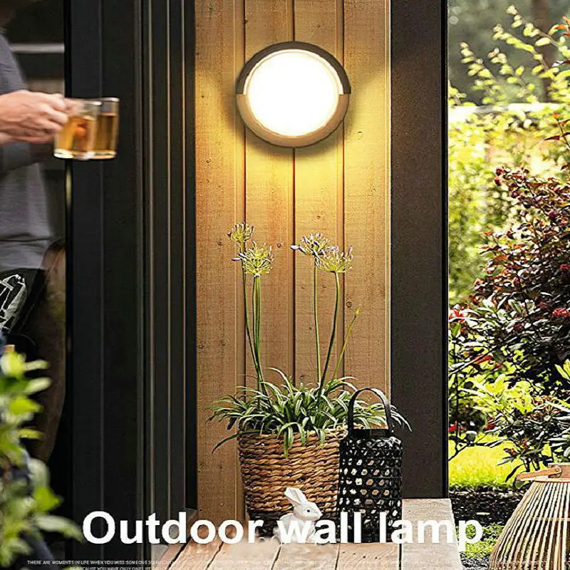 Светодиодный настенный светильник для помещений и улицы современная простая