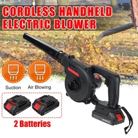 drillpro 21v rechargeable cordless blower garden vacuum cleaner air blower handheld for dust blowing computer dust collector