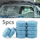 5 шт.лот (5 шт. = 20 л воды) очиститель лобового стекла автомобиля Твердые таблетки стеклоочистителя тонкой очистки окна автомобиля аксессуары