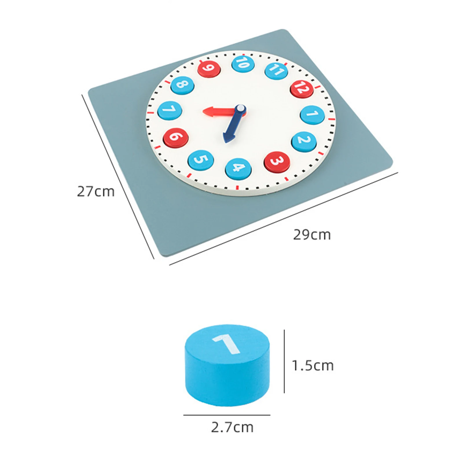 

Kids Clock Toy Montessori Toy Early Preschool Toys for Children