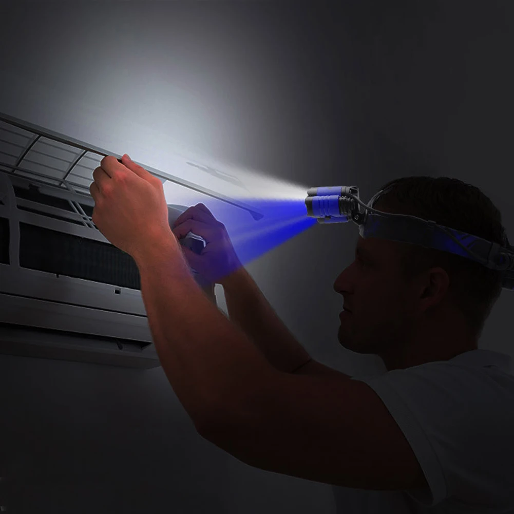 

Camping Headlamp Bright Headlight Fishing LED Charging Waterproof Lightweight Outdoor adjustable Cycling Climbing Running Blue