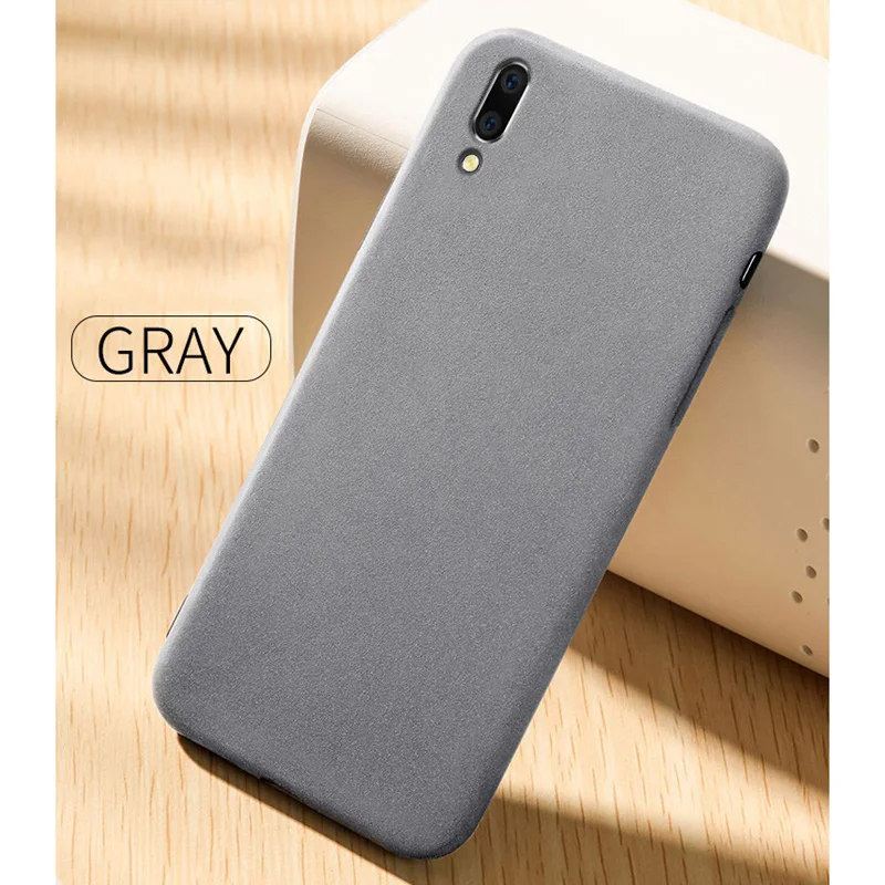 Серый Мягкий чехол UPaitou для Meizu 16s Pro 16 Xs 16X16 th Plus M8 Note 9 8 V8 Lite чехол с защитой от отпечатков пальцев Матовый ультратонкий чехол - Цвет: Серый