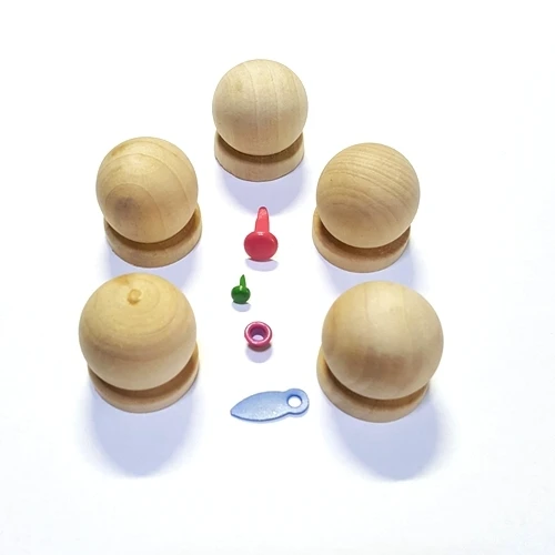 30 шт. деревянные ручки для шкафа 2 45 см | Дом и сад