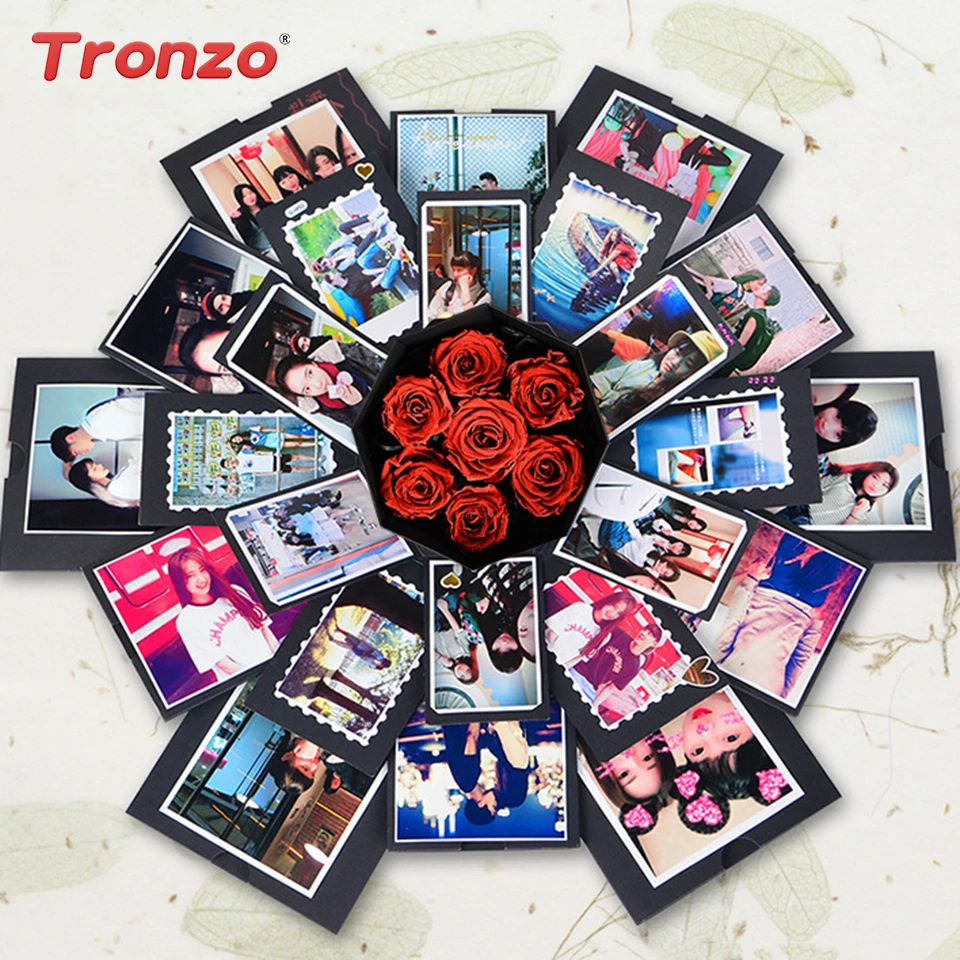 Tronzo коробочка с сюрпризом шестиугольная коробка для конфет на день рождения День