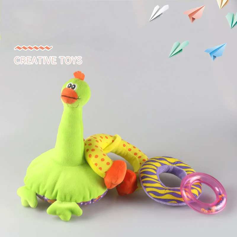 Stacking Baby Toys B Детская коляска, игрушки, милые животные, погремушка, кровать, кроватка, автомобильная подвесная коляска, спиральные плюшевые успокаивающие игрушки, прорезыватель, Развивающая погремушка, игрушка - Цвет: Stacking Baby Toys B