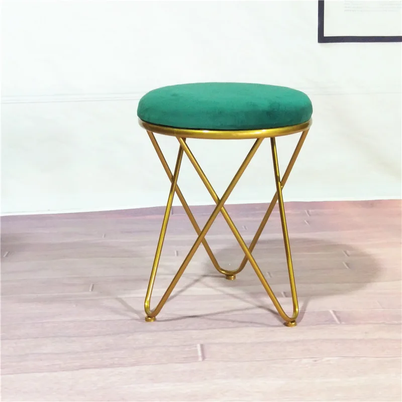 Современный минималистский ins стул для макияжа золотой туалетный креативный